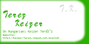 terez keizer business card